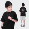 Japanese streetwear brand short-sleeved T-shirts for boys, Pokemon cartoon printed tops, loose half-sleeved shirts for children, wholesale for export Specification image